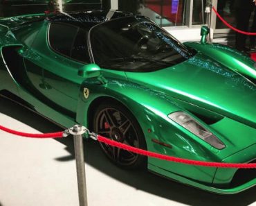 Special Emerald Green Ferrari Enzo Presented in the UK