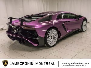 Purple Lamborghini Aventador SV for Sale