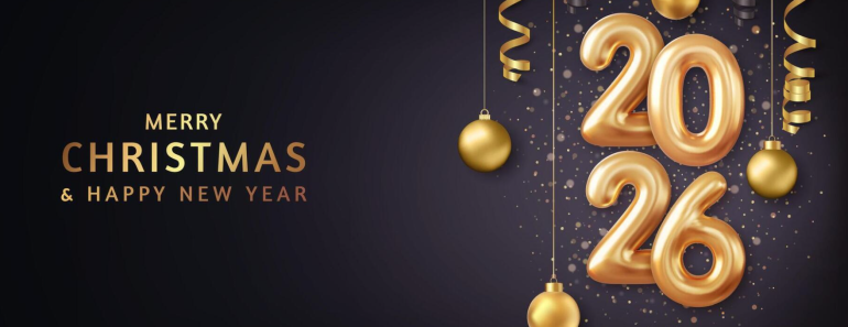 Merry Christmas And Happy New Year 2026!